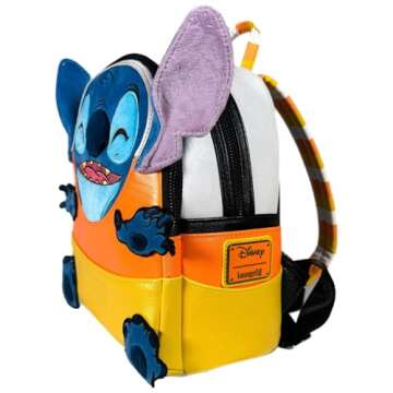 Loungefly Candy Corn Stitch Mini Backpack