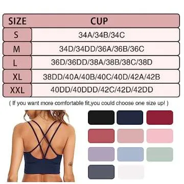 Sykooria Cross Back Sports Bras for Women - Stylish Support