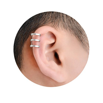 Tornito Adjustable Stainless Steel Ear Cuff Set for All