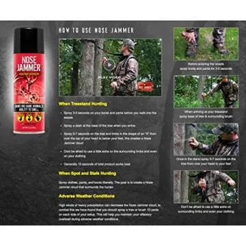 Nose Jammer Hunting Gear 4-Pack Scent Eliminator Kit