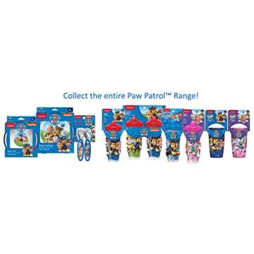 Playtex Mealtime Paw Patrol Utensils for Boys Including 1 Spoon and 1 Fork(Pack of 1)