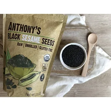Anthony's Black Sesame Seeds - Organic, Gluten-Free, Versatile