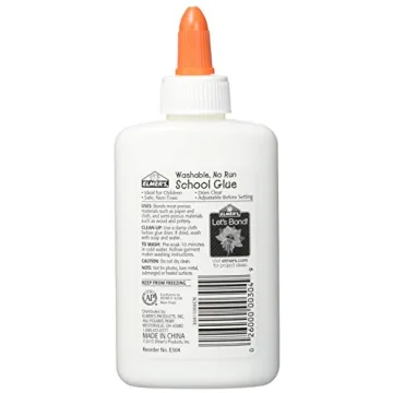 Elmer's Washable No-Run School Glue, Perfect for Crafting