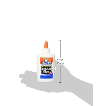 Elmer's Washable No-Run School Glue, Perfect for Crafting