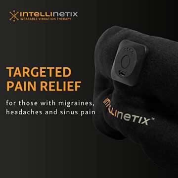 Brownmed Intellinetix Therapy Mask - Eye Mask Massager for Headache, Migraine & Sinus Support - Wear...