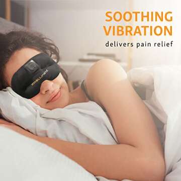Comfort Eye Mask with Vibration Therapy for Headaches