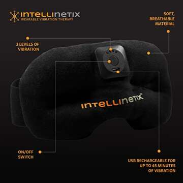 Comfort Eye Mask with Vibration Therapy for Headaches