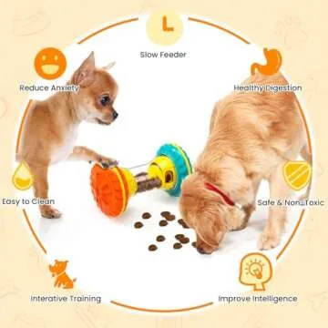 BoYoYo Dog Puzzle Toy for Dogs, Dog Enrichment Toys for Dog, Dog Puzzles for Smart Dogs, Treat Dispensing Dog Toys to Keep Them Busy, Interactive Dog Toys for Boredom, Dog Puzzle Feeder, Dog Treat Toy