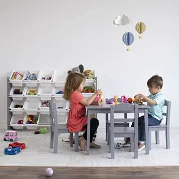 Humble Crew Kids Wooden Table Set for Arts and Crafts