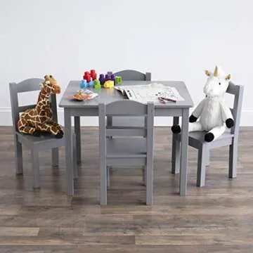 Humble Crew Kids Wooden Table Set for Arts and Crafts