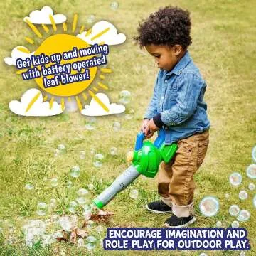Maxx Bubbles Leaf Blower Toy with Refill Solution