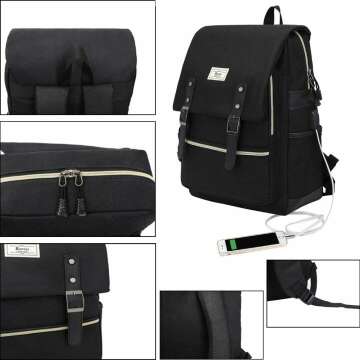 Ronyes Waterproof College Bag for Laptops