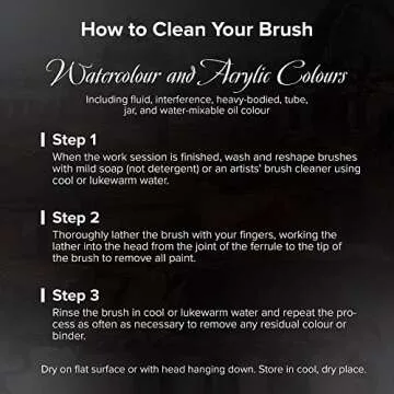 Silver Brush Limited Black Velvet Round Paintbrush Size 4