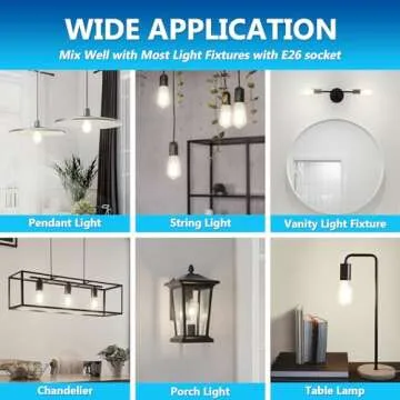 Ascher Vintage LED Edison Bulbs for Stylish Lighting