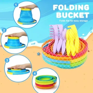 TOY Life Collapsible Beach Sand Toy Set for Kids