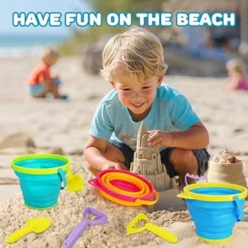 TOY Life Collapsible Beach Sand Toy Set for Kids