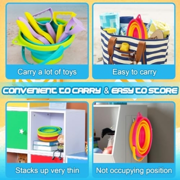 TOY Life Collapsible Beach Sand Toy Set for Kids