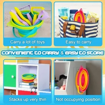 TOY Life Collapsible Beach Sand Toy Set for Kids