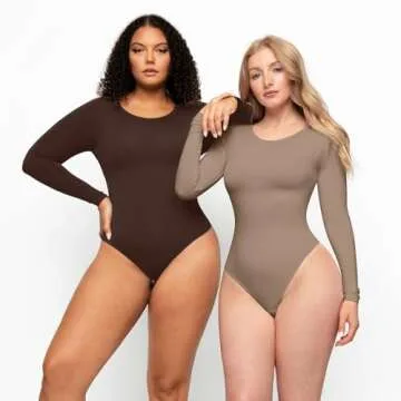 Stylish FeelinGirl Tummy Control Bodysuit for Women