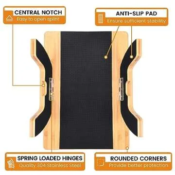 HULISEN Couch Cup Holder - Stylish Sofa Arm Tray with 360° Rotating Holder for Snacks and Drinks