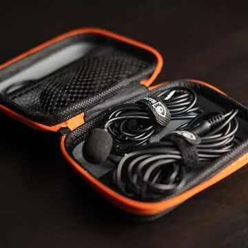 TROYS Professional Omnidirectional Lavalier Lapel Microphone - Condenser Lav Mic for Recording Podca...