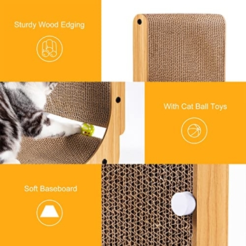 L Shape Cat Scratcher - Eco-Friendly & Durable Design