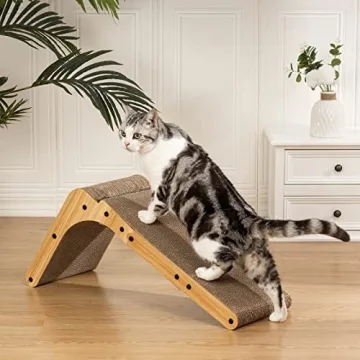 L Shape Cat Scratcher - Eco-Friendly & Durable Design