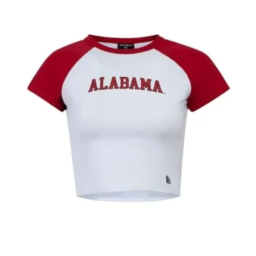 Stylish Hype & Vice Homerun Tee for Women - Alabama Team Spirit