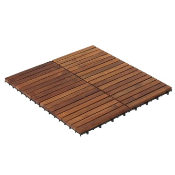 Bare Decor EZ-Floor Teak Wood Tiles for Spa-Like Luxury
