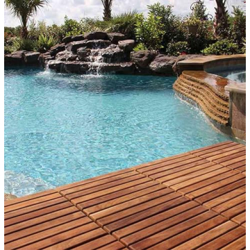 Bare Decor EZ-Floor Teak Wood Tiles for Spa-Like Luxury