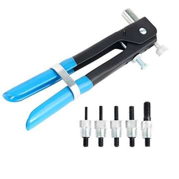 86pcs Heavy Duty Blind Rivet Nut Kit Set with Riveter Tool and Accessories