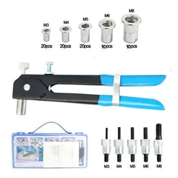 Top Quality 86pcs Heavy Duty Blind Rivet Nut Kit Set