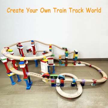 Wooden Train Accessories - Expand Play for Kids Ages 3+