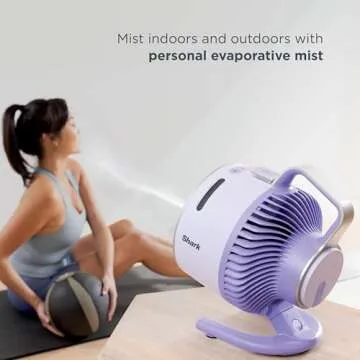 Ultra-Powerful Shark FlexBreeze HydroGo Fan with Mist
