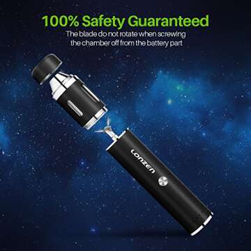 Portable Electric Herb Grinder - LONZEN Heavy Duty Performance