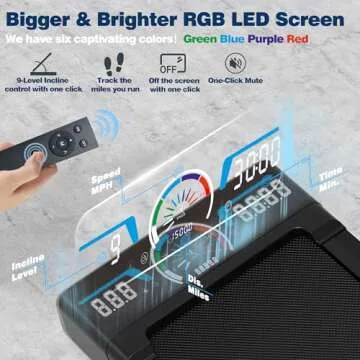 TRAILVIBER Treadmill with 12% Auto Incline for All Ages