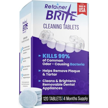 Retainer Brite Cleaner Tablets for Invisalign & Dental Guards