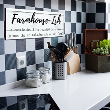 Maitys Rustic Farmhouse Sign for Cozy Home Decor