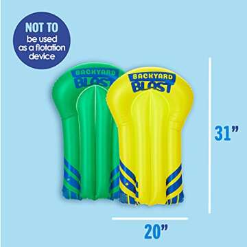 BACKYARD BLAST - 75' Heavy Duty Waterslide for Endless Fun