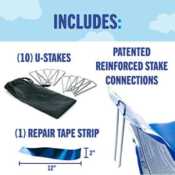 BACKYARD BLAST - 75' Heavy Duty Waterslide for Endless Fun