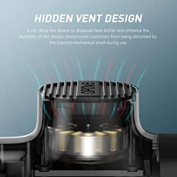 opove M3 Pro 2 Massage Gun Deep Tissue Percussion Muscle Massager for Workout, Handheld Percussive Fascia Gun for Athletes Fast Recovery, 30 Days Long Battery Life, 70lbs Stall Force