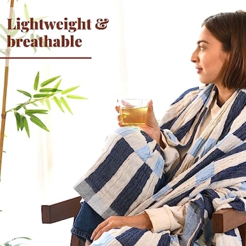 Folkulture Throw Blanket - Recycled Cotton & Stylish Design