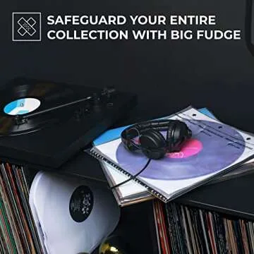 Premium Big Fudge Vinyl Record Inner Sleeves for Protection