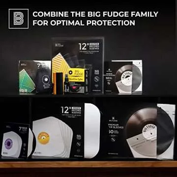 Premium Big Fudge Vinyl Record Inner Sleeves for Protection