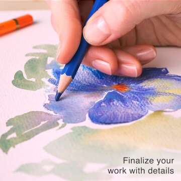 Artisto Watercolor Pads 5.5x8.5”, Pack of 3 (90 Sheets), Spiral Bound, Acid-Free Paper, 140lb (300gsm), Perfect for Most Wet & Dry Media, Ideal for Beginners, Artists & Professionals