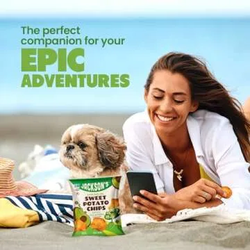 Jackson’s Sweet Potato Kettle Chips Avocado Oil Variety Pack made with Premium Oils (1 oz, Pack of 16) Sea Salt, Ranch, BBQ, and Spicy Jalapeno Flavors - Allergen-friendly, Gluten Free, Vegan