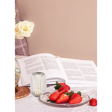 Elegant Clear Optical Glass Votive Holder for Weddings
