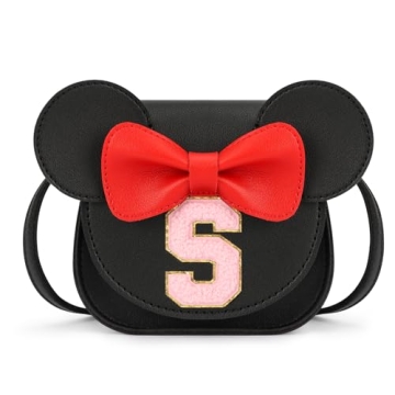 Mibasies Toddler Purse - Mini Mouse Ears Bow Purse for Girls 3-8