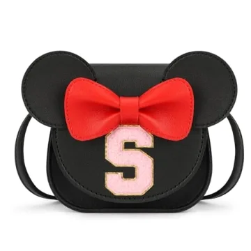 Mibasies Toddler Purse - Mini Mouse Ears Bow Purse for Girls 3-8
