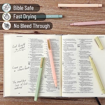 Stylish Mr. Pen Aesthetic Black Ink Pens - No Bleed, Fast Drying